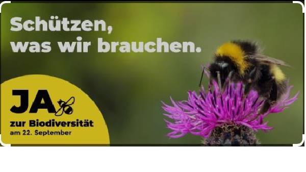 Ja zur Biodiversitätsinitiative am 22.9.24